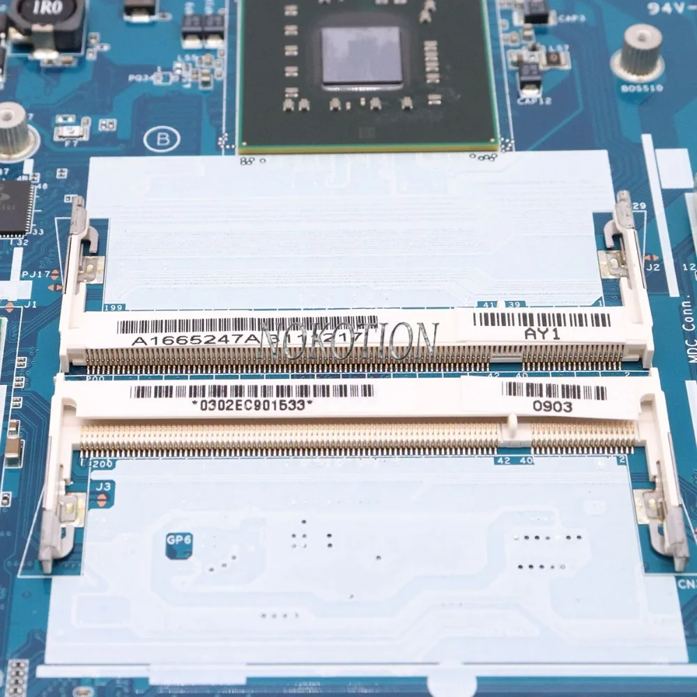 NOKOTION اللوحة لابتوب سوني Vaio VGN-NS سلسلة DDR2 A1665247A MBX-202 M790 1P-0087500-6011 الرئيسي مجلس شحن CPU يعمل