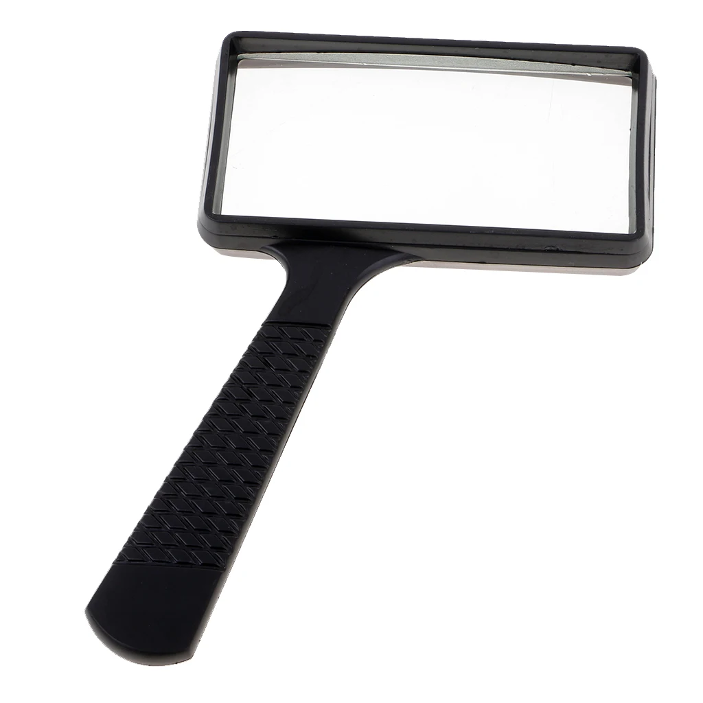 Rectangular Handheld Reading Magnifying Glass Book Magnifier Crafts Sewing Crafts for Repairing Gadgets Sewing Clothes Accessory