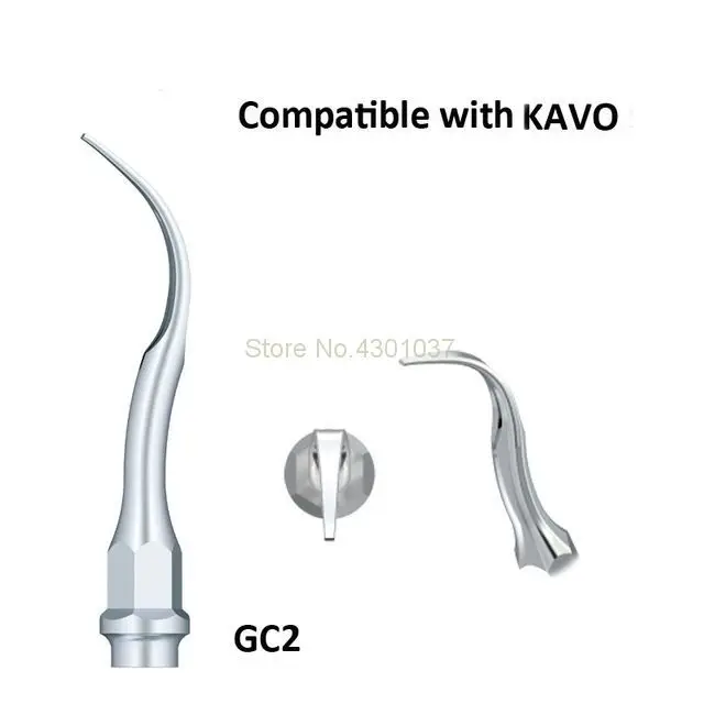 

2pcs/lot GC2 Dental ultrasonic multifuction scaler tip for KAVO dental handpieces ultrasonic piezo scaler