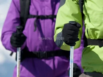 

free shipping outdoor gloves warm-keep black color