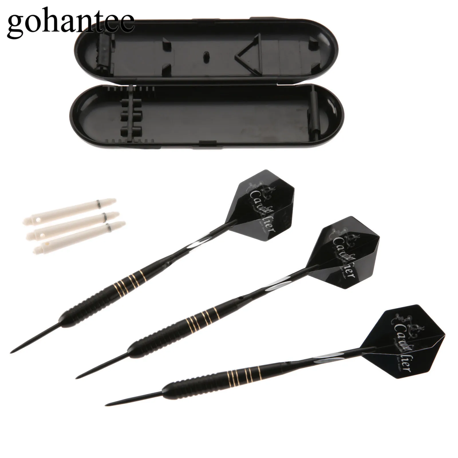 Gohantee 3 шт./кор. 23g стальные Дартс профессиональные 23 граммы дротики с игольчатым