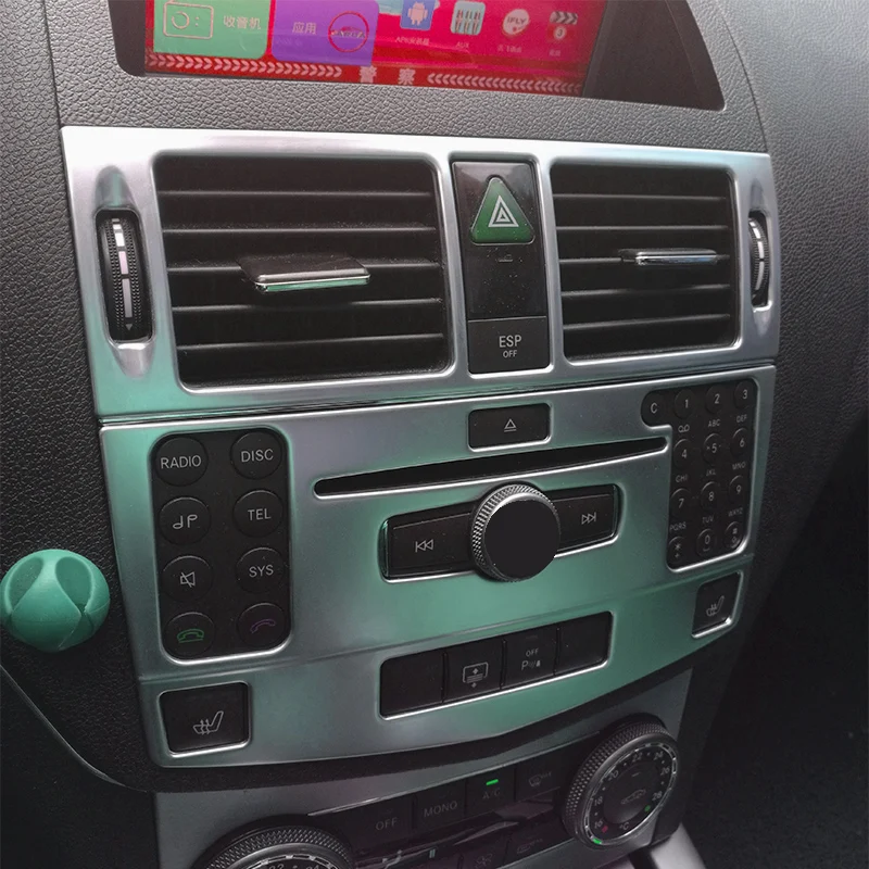 Car Styling interior Buttons Sequins Decoration Cover defend Trim Sticker Decals For Mercedes Benz