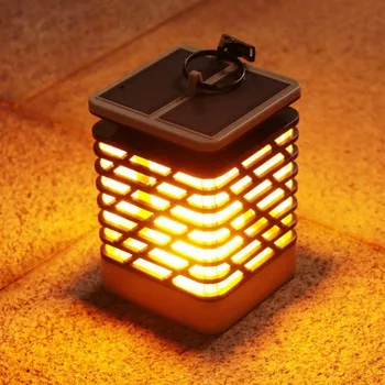 

LED flame lamp solar flame flickering lawn lamp led light realistic waterproof lamp outdoor garden decor