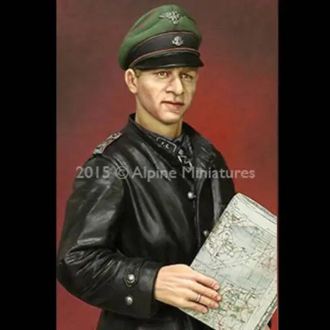 

1/16 Scale German Army Map World War II Miniatures Unpainted Resin Model Kit Figure Free Shipping
