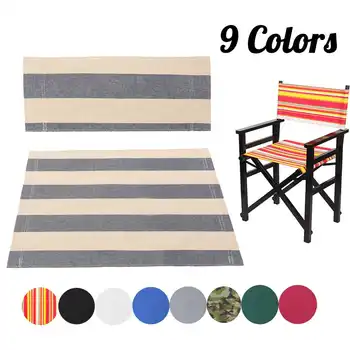 

Replacement Canvas Directors Chairs Cover Stool Protector Chairs Canvas Covers Simple Solid Seat Covers Set Outdoor Garden