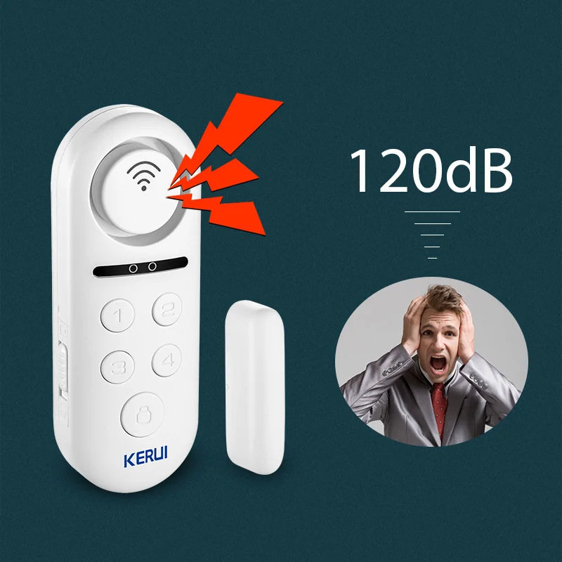 Система охранной сигнализации KERUI WD3 Wi Fi управление через приложение для дома 120