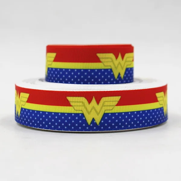 

10 yards lot 22mm 38mm 75mm 150421002 cartoon design printed grosgrain ribbon for hairbow