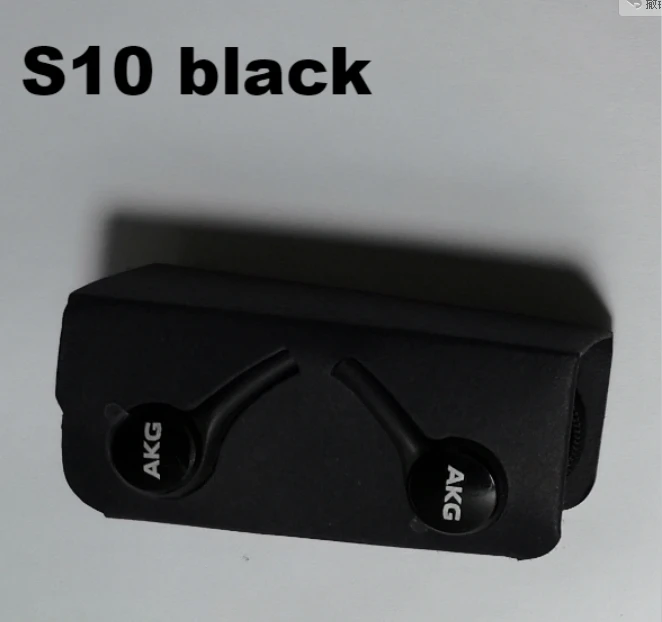 Наушники AKG IG955 3,5 мм с внутриканальным регулятором громкости и микрофоном для смартфонов Galaxy S10 S9 S8 S7 S6 S5 - Цвет: S10 black no box