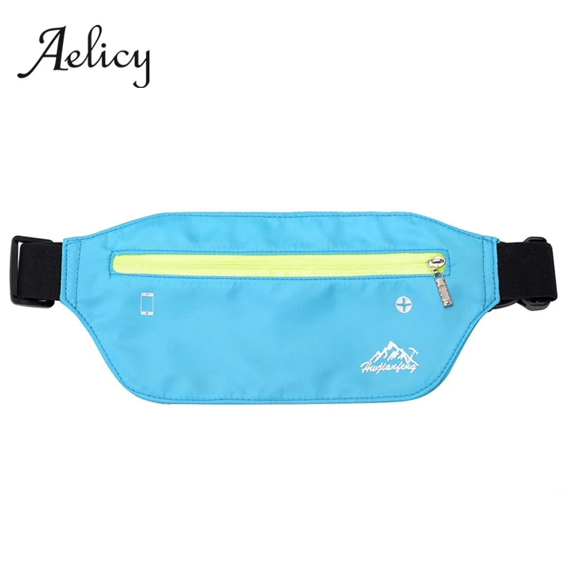

Aelicy Lightweight Waist Pack Outdoor Sport Neutral Chest Bag Solid Water Repellent Nylon Crossbody Shoulder Bag Slim Foldable