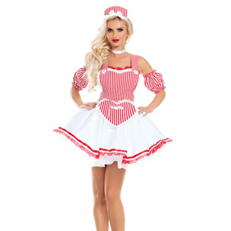 

Women Sexy Lingerie Cosplay French Maid Servant Lolita Sexy Costume Babydoll Dress Uniform Role Playing