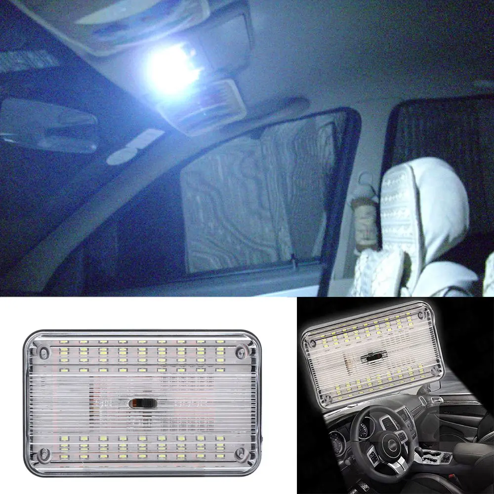 Car led light Ceiling Interior Lamp White 36 SMD LED Roof Rectangular