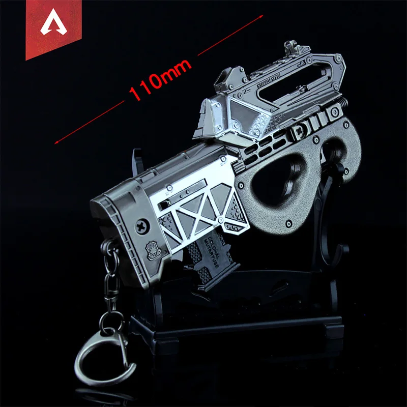 APEX Legends P90 брелок для ключей с пистолетом Battle Royale модель оружия брелок 11 см