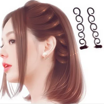 

French Elegance Hair Braider Flower Magic Hair Clip Stylist Queue Twist Plait DIY Hairstyle Styling Accessories Random Colors