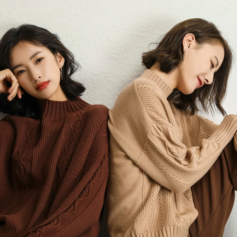 ZEHANGSEA-Autumn sweater 18 new round neck long sleeve short female pullover European and American style wild women sweater