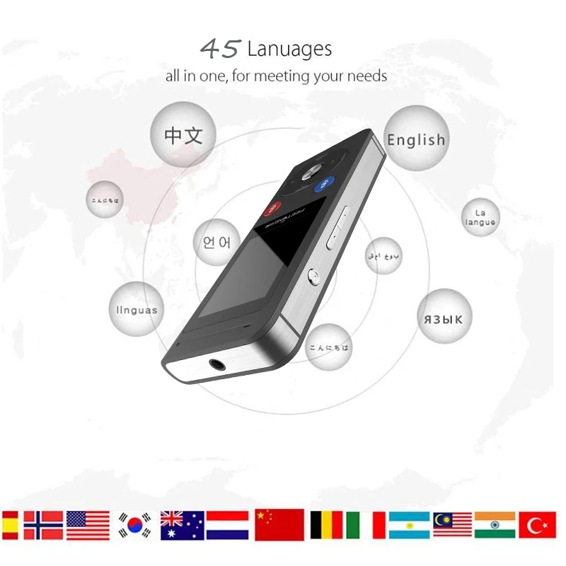 Suntaiho Wi Fi 4G устройство умный голосовой переводчик 1 8 дюймов экран 45 языков