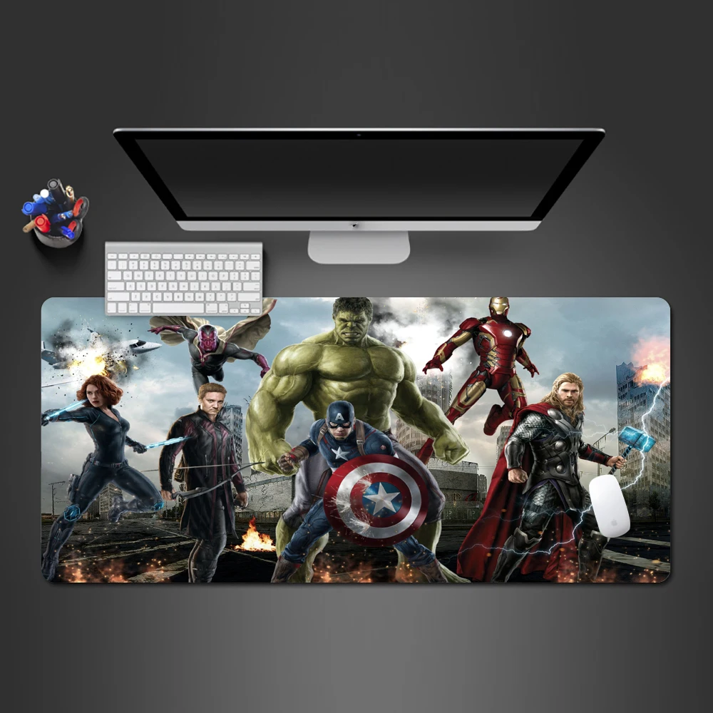 

Avengers Handsome Action Mouse Pad Gamer Higt Quality Gaming Mousepad Fashion Game Computer Mousepad Large Play Mats