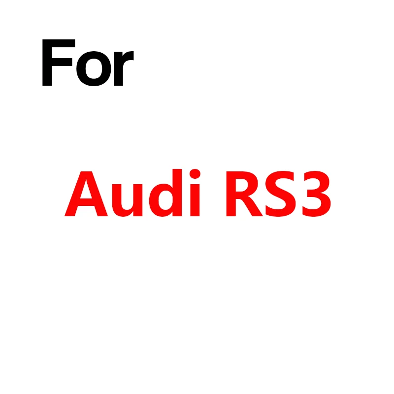 Buildreamen2 чехол для автомобиля Защита от Солнца Анти-УФ снег дождь царапины Пылезащитная крышка водонепроницаемый для Audi 200 A4 A8 RS3 RS6 S5 SQ5 - Название цвета: For Audi RS3