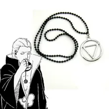 Наруто Акацуки кулон ожерелье для косплея Hidan Prop назад ожерелье Cos аниме кулон