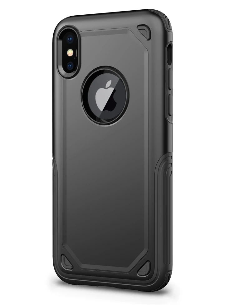 Противоударный чехол для телефона для Iphone 11 MAX PRO Spigen Гибридный армированный дизайнерский чехол для сотового телефона s для iPhone X XS Max XR 8 7 6 6S Plus - Цвет: Black