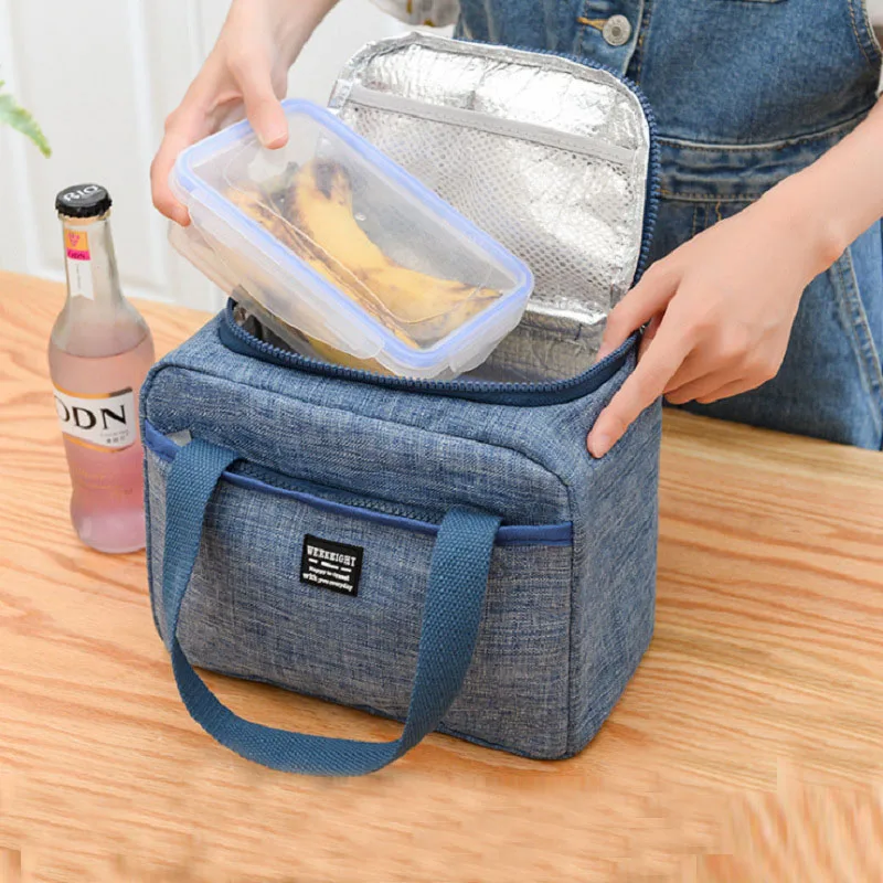 

Portable Cation Lunch Cooler Bag Fruit Food Ice Bag Waterproof Large Picnic Thermal Bag for Women