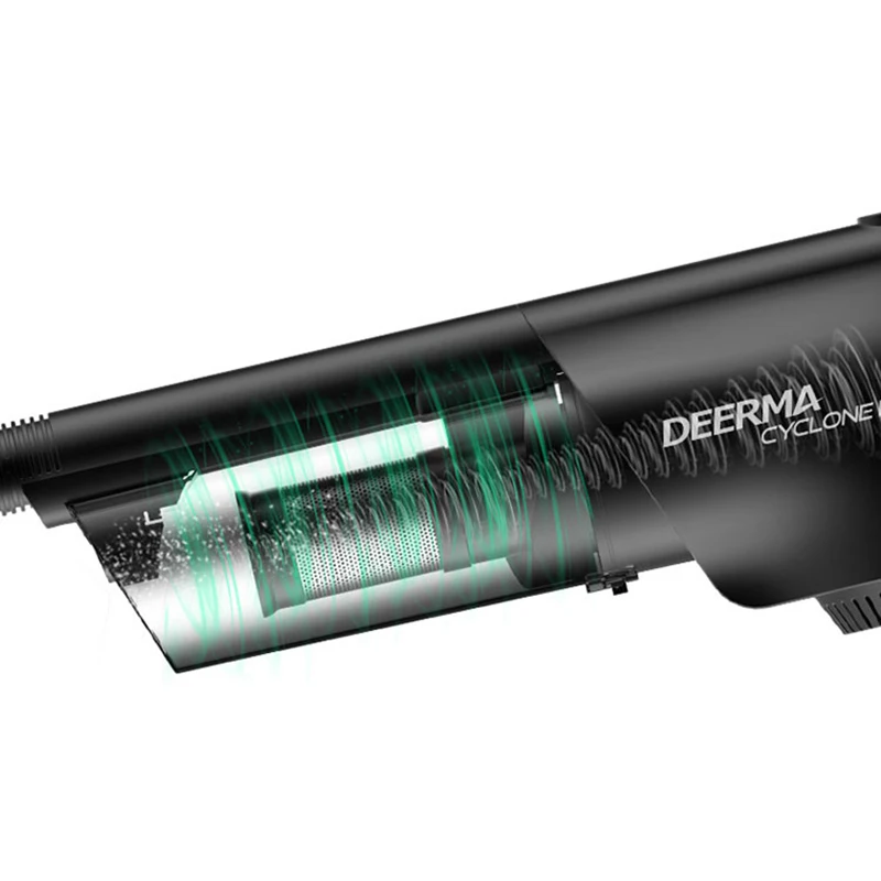 Youpin Deerma DX600 Черный Вертикальный светильник для пылесоса и супер всасывающий ручной маленький бытовой пылесос
