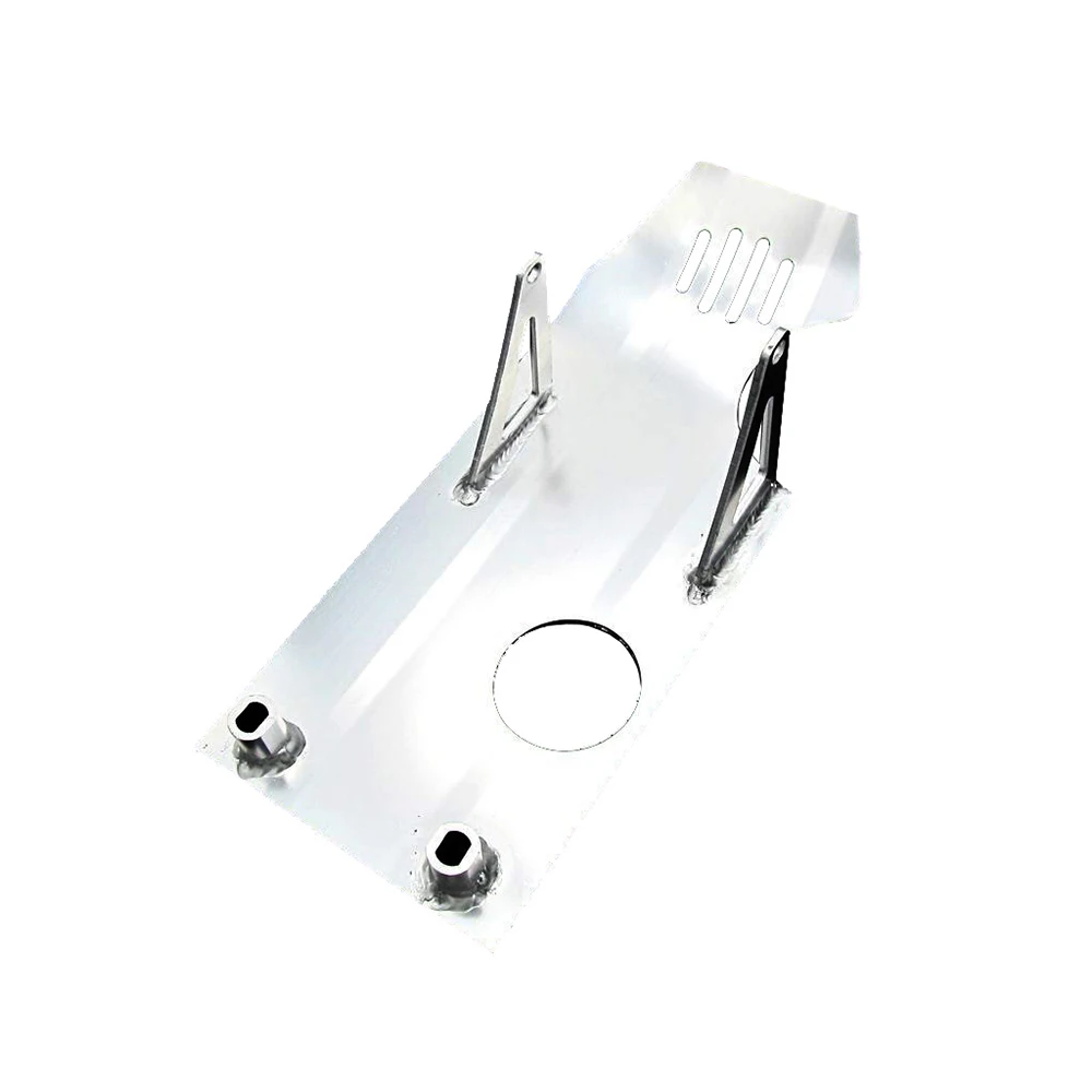 Серебристый Универсальный Kick Start Dirt Bike Engine Bash Skid Plate CRF50 CRF70 XR50 внедорожный автомобиль 110CC подножка двигателя Базовая пластина - Цвет: Серебристый