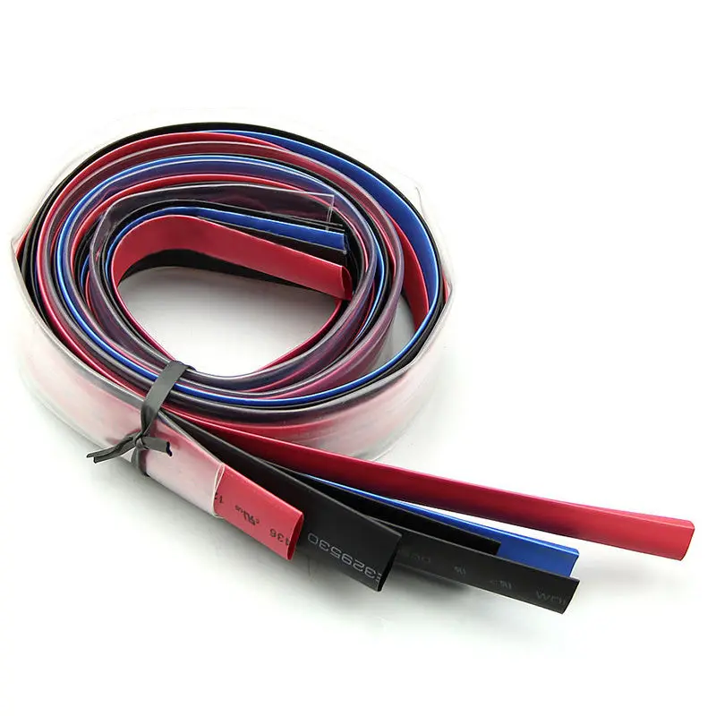 BMBY-55M/комплект тепла Складная труба 11 размеры красочные трубки Sleeving провода кабель 6 цветов