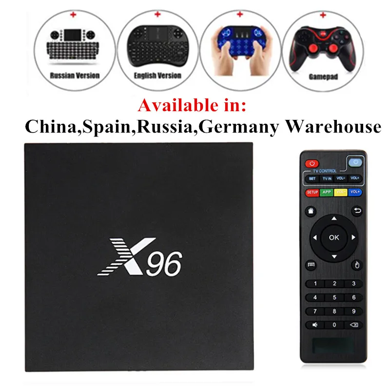 

X96 Smart TV Box Android 6.0 Amlogic S905X 2.0GHz Max 2GB RAM 16GB ROM 5G WIFI HD Set Top BOX Media Player PK X96 MINI TX3 MINI