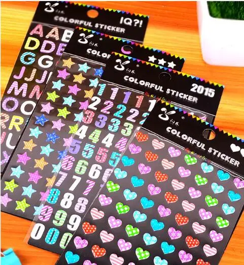 colorful-alphanumeric-crystal-three-dimensional-stickers-love-stars-decorative-stickers-yh1030