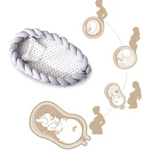 Многофункциональная Складная бионическая кровать для малышей, хлопковая колыбель, детская кроватка, бампер, спальное место для младенцев, матрас От 0 до 2 лет