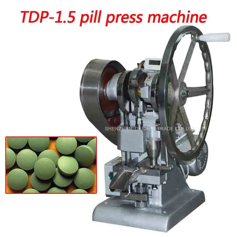 

1PC TDP-1.5 Single Punch Tablet Press Machine TDP-1.5 Pill Press Machine Pill Making Tablet Pressing Pill Making Machine 220V