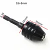 1Pc 0.3-8mm 6.35mm Quick Change Keyless Drill Bit Chuck Hex Shank Adapter Converter Tool ► Photo 3/5