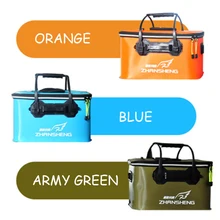 EVA портативное складное ведро для рыбной ловли, снаряжение для рыбалки, складная сумка для рыбалки, резервуар для воды, три цвета, 5 размеров