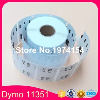

100 x Rolls Dymo compatible 11351, jewelry labels, 54x11mm, 1500 labels per roll
