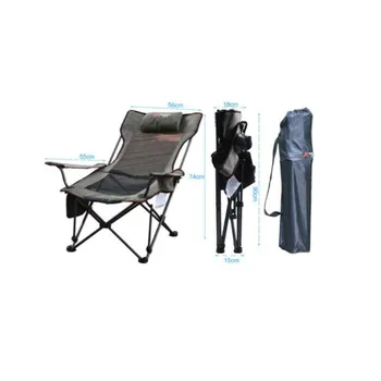 

outdoor folding chair beach chair fishing chair Breathable Casual Recliners 600D Oxford cloth Steel Pipe with Storage bag