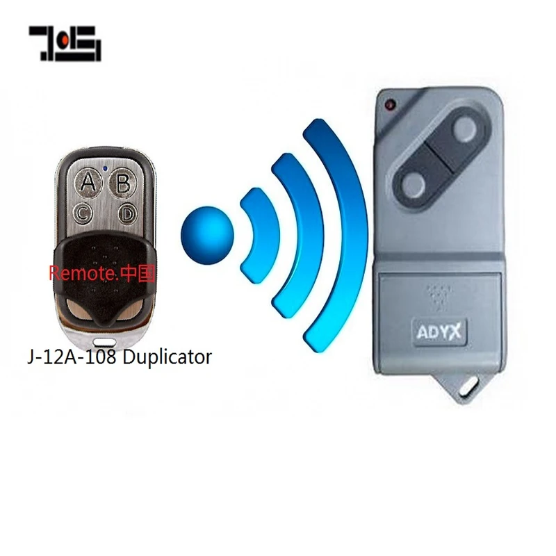

For ADYX garage door duplicator remote fixed code 433.92mhz