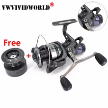 Высокое качество двойная катушка двойной тормоз Рыболовная катушка запасная катушка высокоскоростная спиннинговая катушка для карпа рыболовные катушки