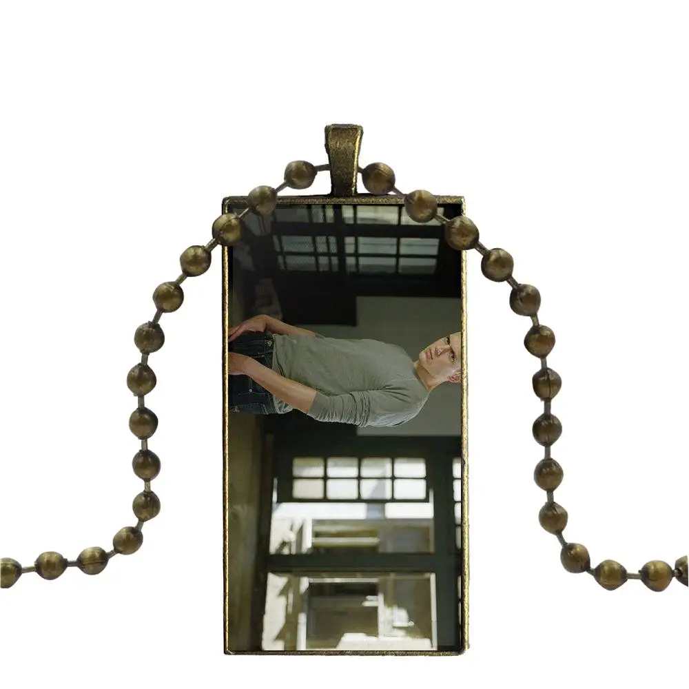 EJ glaze Prison Break для девочек подарок модный стеклянный кабошон ожерелье с подвеской