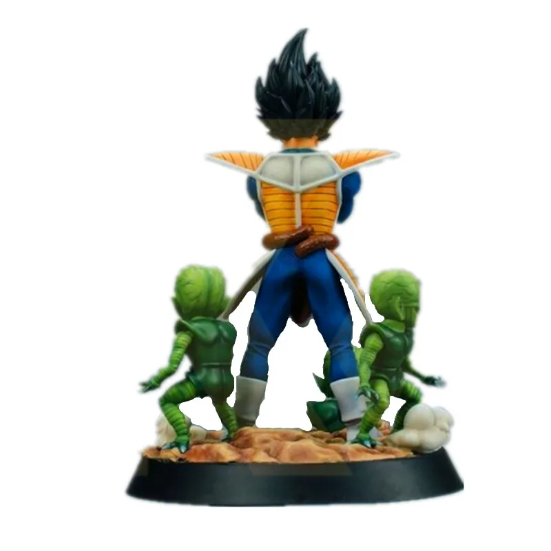 Dragon Ball Z 1/8 Super Saiyan vegeta saibaiman резиновая статуя украшения фигурку модель игрушка G2274