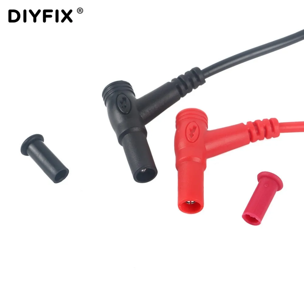 Силиконовый щуп DIYFIX 1 пара CAT III 1000 В 20 А тестер проводов щупы контакты для