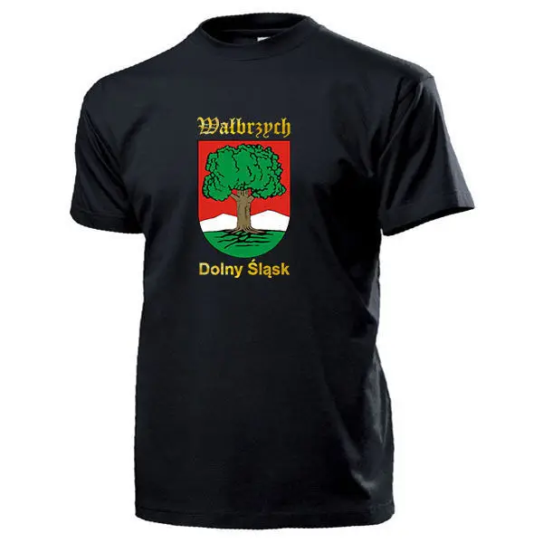 2019 Новая модная футболка Walbrzych Dolny Slask Wappen Niederschlesien Schlesien Polen Baum футболка классная футболка
