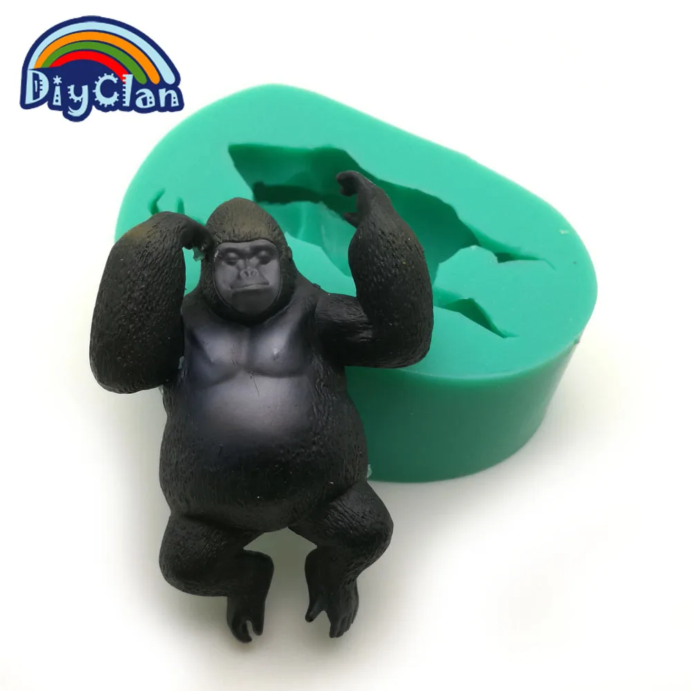 King Kong modeling silicone chocolate molds for cake decorating polymer