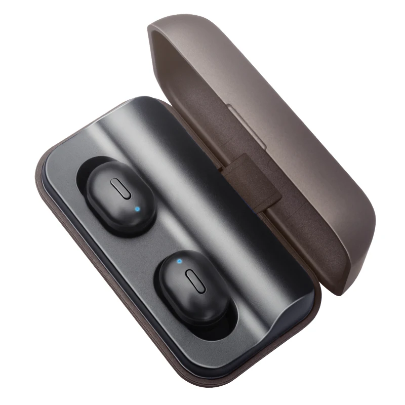 

Bluetooth Earphone TWS T1 Pro Earbuds V5.0 Wireless Stereo Bass Hifi With Mic Headset for All Phones 2600mAh Charging Box
