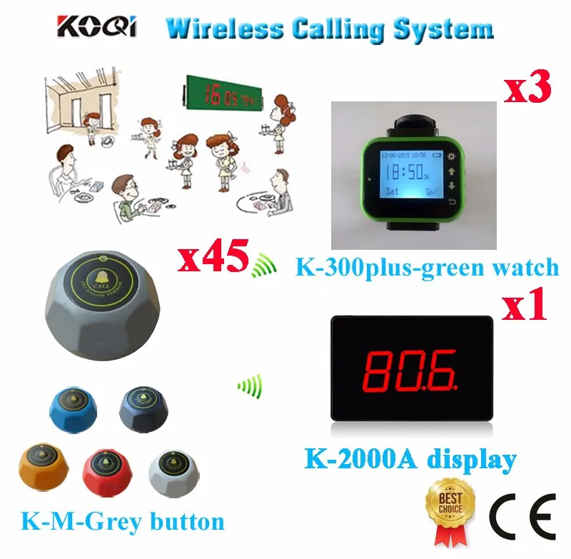 K-2000A+K-300plus-green+K-M-grey  1+3+45 Pager System