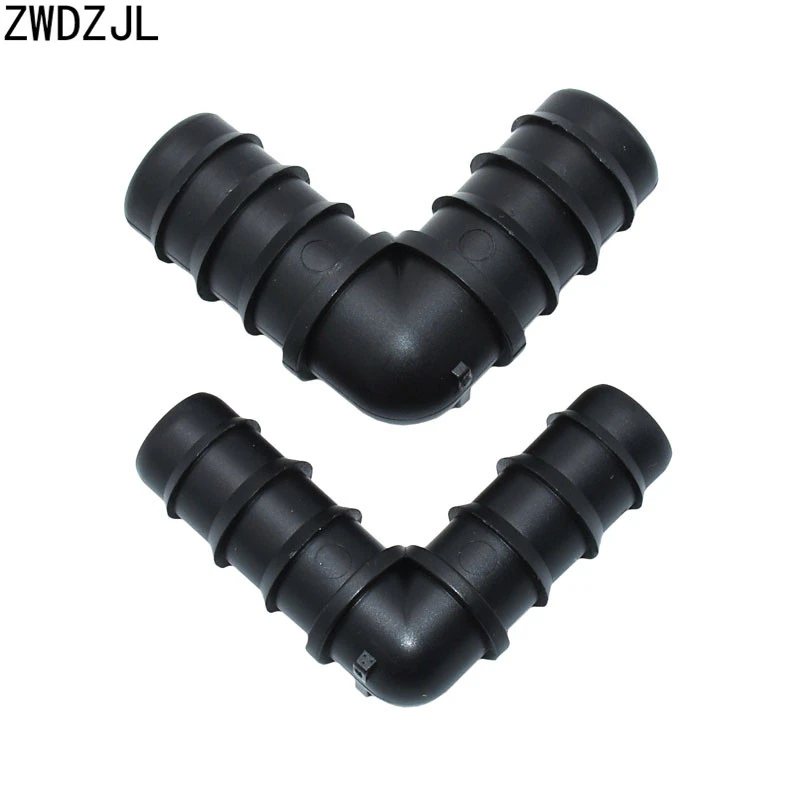 Irrigation 1/2 hose elbow barb 3/4 knee 90 degrees elbow hose repair connection adapter Irrigation System Fittings 4pcs