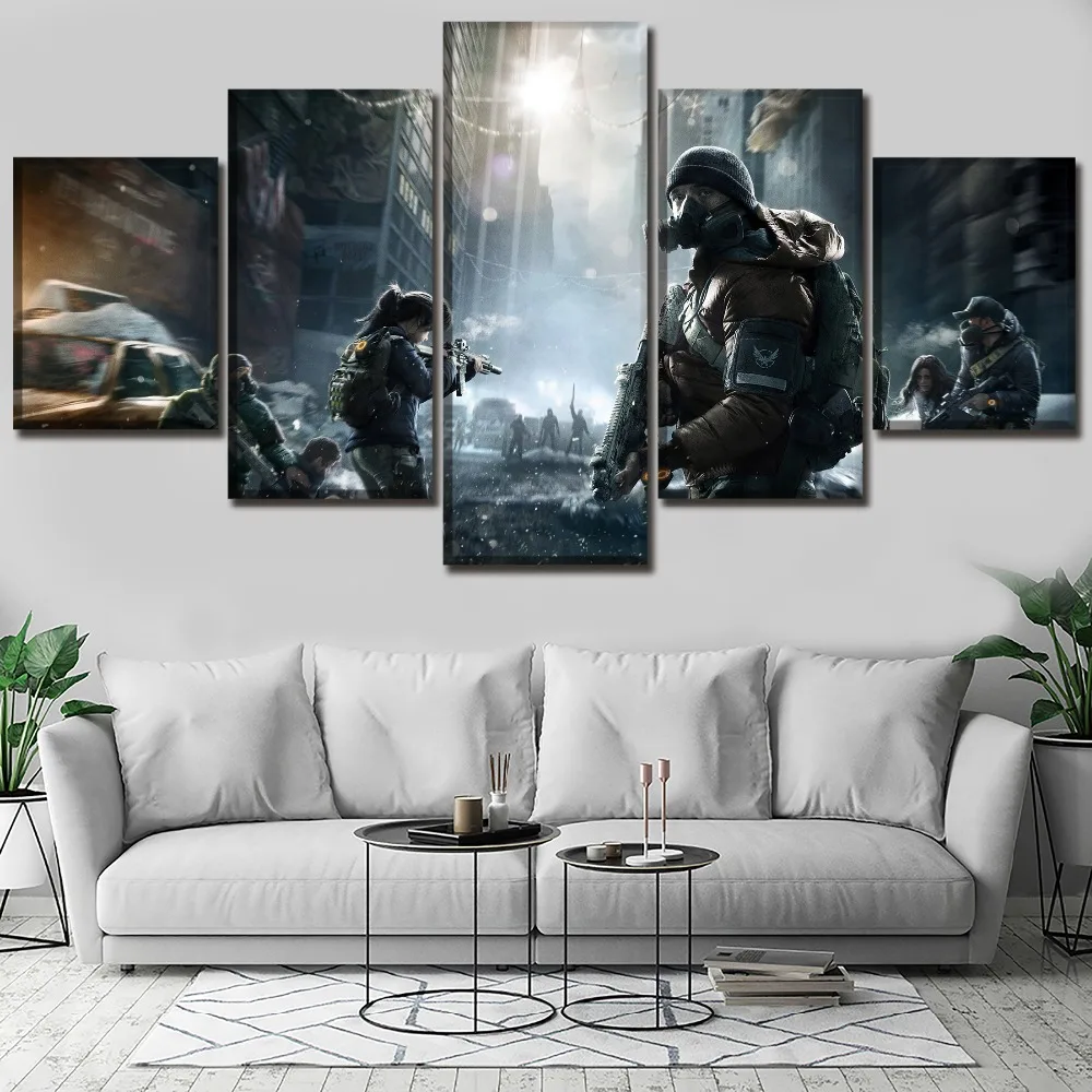 Wall-Art-Modular-Pictures-Canvas-HD-Prints-Paintings-5-Pieces-Game-Tom-Clancy-s-The-Division (2)