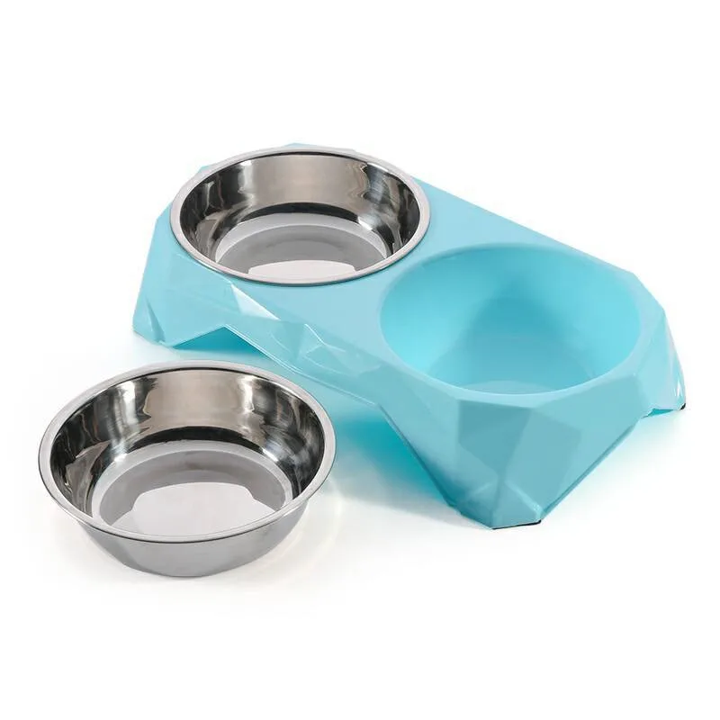  Pet Feeder  Double Bowl Raised Food & Water Stand Tall Includes 2 Extra Stainless Steel Bowls 4 Bowls Total 2019 indoor MayO7 (3)