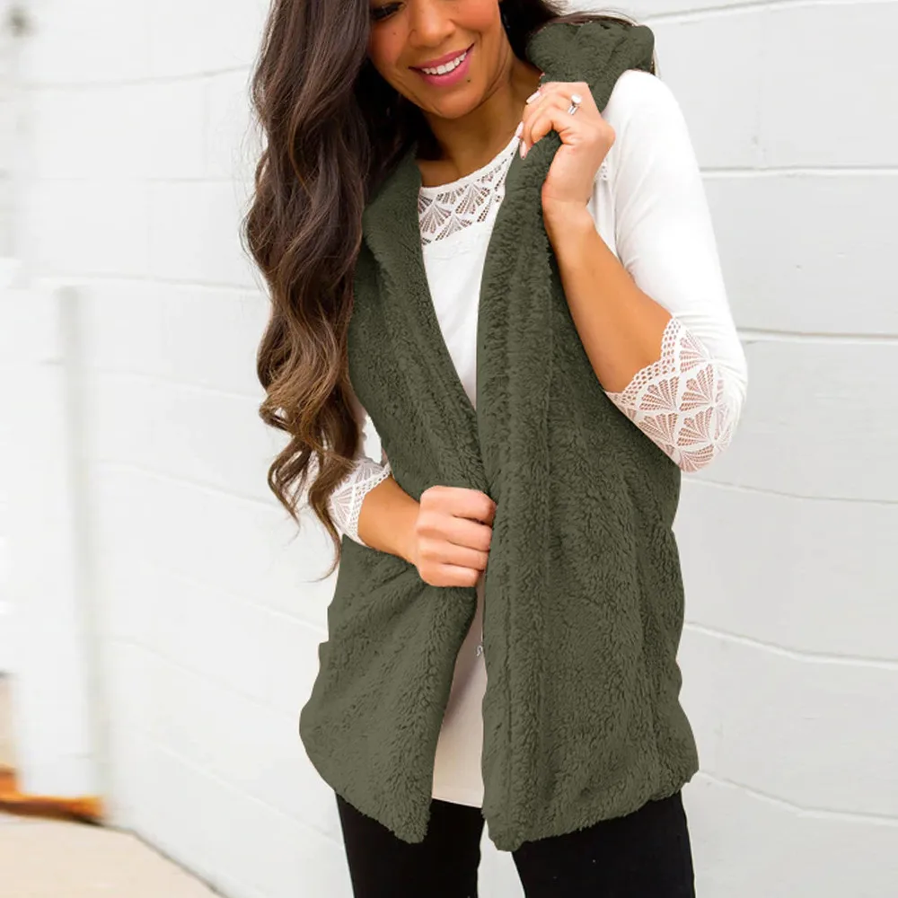 Casual Autumn Hooded Plain Outerwear Casual Autumn Hooded Plain Outerwear