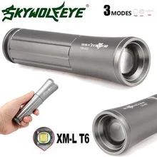 Sky Wolf Eye Outdoor Bike Bicycle Light Lamp Flashlight Focus 3 Modes XML T6 LED 18650 Flashlight Torch Lamp Powerful A1