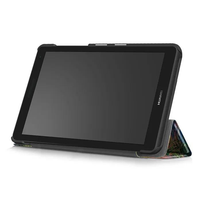 PU чехол для huawei Mediapad T3 7 7,0 3g BG2-U01 7 дюймов+ Защитная пленка для экрана подарок